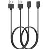 Simpeak Caricabatteria Compatibile con Xiaomi Smart Band 9/ Band 9 Activ/Redmi Watch6/ Redmi Watch5 Active/Lite (2 Pezzi, 100cm), Sostituzione USB Cavo di Ricarica Caricabatteria Dock Adattatore