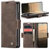 Phernykas Cover per Z Fold 6 Libro Pelle Portafoglio, [Porta Carte] [Magnetica] Premium PU Flip Wallet Custodia Cellulare Protection per Samsung Fold 6 Leather Case, Caffè