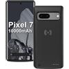 Fraternize Custodia per batteria per Google Pixel 7 6,3, 10000 mAh, potente custodia di ricarica ricaricabile, custodia per caricabatterie di emergenza estesa per Google Pixel 7 5G (non per Pixel 7 Pro)
