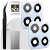 ExtKry 2 Pezzi Vetro Fotocamera per Honor X8 5G/X6 ，Argento | Qualità originale vetro fotocamera lente fotocamera camera glass sostituzione lente posteriore con kit riparazione.