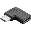 CABLEPELADO Adattatore USB C ad angolo retto | Adattatore USB C a 90° | Accoppiatore USB C ad angolo | Trasferimento dati fino a 10 Gbps | Da maschio a femmina | Adatto a computer portatile, tablet e