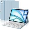JADEMALL Custodia Tastiera per iPad Air 11 M2/M3/M4 2024/2025/2026
