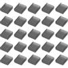 QUARKZMAN Copertura Protettiva per Porta USB 60pz Porta USB 2.0 Copertura del Cappuccio Antipolvere in Silicone per Cavo Dati USB Maschio USB, Trasparente Nero