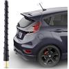 Nelawya Antenna Auto Corta Auto Radio Antenna da Tetto 18cm Antenna Universale di Ricambio ad Asta con Forte Ricezione FM/AM/DAB
