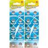 EUNICELL AG12 1,5 V batterie alcaline a bottone - 100 mAh - 20 pezzi (2 blister da 10) - sostituisce LR43, 386A - batterie durevoli per orologi, calcolatrici e dispositivi elettronici