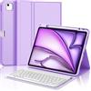 JADEMALL Tastiera per iPad Air 13 M4/M3/M2 202+/2025/2024, Italiano QWERTY Tastiera Bluetooth Magnetica Staccabile per iPad Air 13 Pollici M2/M3/M4 2024/2025/2026, Viola Chiaro