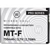 Wicked Chili Batteria compatibile con AVM Fritz!Fon C5, C4, M2, MT-F, Motorola MOTOFONE F3, EM325, M325, EM25 - Batteria di ricambio per: AVM 312BAT016, 312BAT006, 312BAT006CS-FVM446CL - 750 mAh