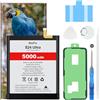 Beefix Batteria per Samsung Galaxy S24 Ultra SM-S928, 5000 mAh, batteria di ricambio ad alta capacità per Galaxy S24 Ultra (EB-BS928ABY) con strumenti di riparazione professionali