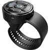 Fyearfly Telecomando Multimediale Bluetooth Casco, Cuffie Wireless per Casco Bt Audio Player Controller Moto Manubrio Supporto Universale, per Controllare Musica, Chiamate, Volume