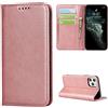 Copmob Cover iPhone 11 PRO Max,Flip Portafoglio Custodia in Pelle,[4 Slots][Supporto Stand][Chiusura Magnetica],Custodia Cover Case Libro per iPhone 11 PRO Max - Oro Rosa