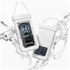 elago Universal Waterproof Phone Pouch [IP68 Certificato Impermeabile] Compatibile con iPhone, Galaxy e tutti gli altri smartphone, Borsa Asciutta Tattile Subacquea, Doppia Chiusura Lampo (Bianco)