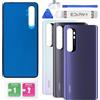 Eonpam Scocca Vetro Posteriore Sostituzione per Xiaomi Mi Note 10 Lite 5G Originale Back Cover Coperchio Copribatteria + Kit di Riparazione(Viola)