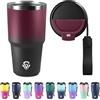 KollyKolla Tazza Termica 600ml 20oz, Termos Caffè con Doble Pared Reutilizable, Tazza da Viaggio per Caffe, Borraccia Termica in Acciaio Inox, sin BPA, Bicchiere Termico para Viajes, Oficina, Deporte, Escuela