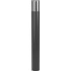 Eglo Lampada esterna Cropani, luce decorativa da giardino, apparecchio | da terra, apparecchio da sentiero in alluminio nero, IP54, attacco E27, 80 cm
