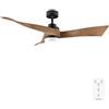 Cecotec Ventilatore da Soffitto con Luce EnergySilence Aero 5285 DarkWood. Motore DC 40W, Lampada a LED, Telecomando, Timer fino a 8 ore, 6 velocità, Estate/Inverno, Design curato