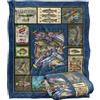 LOGOVISION Jq Licensing Fishing Coperta super morbida al tatto setoso - 152 x 127 cm