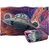 LOGOVISION Rick And Morty Screaming Space Coperta super morbida al tatto setoso - 91 x 147 cm