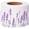 VisitRyl Adesivo da parete per carta da parati impermeabile in PVC, battiscopa per cucina e bagno, decorazione da parete, bordo per lavagna, viola, 10 x 500 cm
