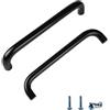 Baodenvi 2 Pezzi Maniglie per Mobili Nero Maniglie per Armadietti Maniglie Cucina Maniglia del Bagno Maniglie per Cassetti Lega di Alluminio Spaziatura dei Fori 128mm