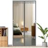 Aloskart Zanzariera Magnetica per Porte, Zanzariera Porta Finestra, Installazione Senza Fori, Chiusura Automatica, kit di Installazione Completo, Inclusi per Balconi, Cantine, Scorrevoli, Grigio,105x210 cm