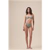 Calzedonia Brasiliana Alta Costume Green Vichy Verde