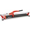 DEDRA Tagliapiastrelle, macchina manuale per taglio di piastrelle, lunghezza di taglio 1000 mm, con cuscinetti a sfera, guida a profilo X, peso 10,25 kg, telaio in alluminio