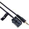 Keple Adattatore per audio d'ingresso AUX compatibile con Opel Vauxhall Agila Astra Corsa Meriva Signum Tigra Vectra Vivaro Zafira radio veicolare | 12 pin Cavo di alimentazione per la navigazione | 1.4 m
