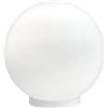 O.n Light is on iSnatch Hey Table - Lampada da Tavolo Smart Wi-Fi LED RGB+CCT, Sfera in Vetro Opale, 360 Lumen, Dimmerabile, Timer e Music Light, Compatibile con Alexa e Google Home