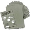 Neuser Papier - 50 fogli di carta kraft vintage, colore: grigio, DIN A5, 21 x 14,8 cm, 240 g/m², carta riciclata naturale, 100% ecologica, per bricolage e fai da te