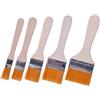 Amexo 5 Pezzi Pennelli Pittura in Legno Pennelli Piatti per Dipingere Pennello Piatto per Pittura Pennelli da Pittura Muro Set per Pittura Acrilica Colori ad Acqua Vernice