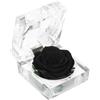 Gadpiparty Rosa eterna nera in una scatola regalo con cupola in vetro e nastro elegante fiore preservato per compleanno, San Valentino, matrimonio e festa