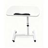 ZHEHUA Tavolino girevole a 360° per TV, regolabile in altezza, con slot per telefono/tablet, a forma di C, per divano/letto/piccoli spazi, bianco (55 cm di lunghezza x 32 cm di larghezza)