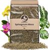 Sybotanica - Sfagno 5L - Muschio Naturale per Orchidee e Terrari - Trattiene l'Umidità - Favorisce la Crescita delle Radici - Ideale per Amanti delle Piante da Interno