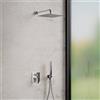 Fortis Toya square sistema doccia con miscelatore monocomando incl. corpo incasso, soffione doccia e set doccetta, 8469100PC#SET1, Scala; Toya; Wellness cromo [Rubinetteria Bagno > Sistemi Doccia da Incasso]