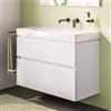 Villeroy & Boch Collaro lavabo, mobile evineo ineo5 evo La: 100 cm, 2 scomparti estraibili, con maniglia incassata,, 4A33A301+BE0725WH, Collaro [Mobili da Bagno > Mobili con Lavabo Integrato]