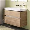 Villeroy & Boch Collaro lavabo, mobile evineo ineo5 evo La: 100 cm, 2 scomparti estraibili, con maniglia incassata,, 4A33A301+BE0725OA, Collaro [Mobili da Bagno > Mobili con Lavabo Integrato]