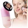 GESS Dispositivo di sollevamento viso microcorrente con riscaldamento, 3 modalità, ricaricabile, anti-invecchiamento, rassodamento della pelle, sollevatore viso microcorrente, lifting, anti-rughe
