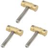 VGOL 3 Sellette Per Ponti In Ottone Compensate Compatibili Con Chitarre Elettriche Fender Telecaster Tele