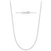 QUADRI - Collana Donna Argento 925 Maglia Marina 45 cm Catena Sottile Portaciondoli