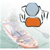 Sedile gonfiabile per kayak facile da installare con schienale per canoa