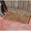 Marco Paul Interiors Marco Paul - Zerbino in fibra di cocco resistente, 75 cm, grande, resistente alle intemperie, sporco e raschiascarpe, facile da pulire, zerbino in fibra di cocco per la decorazione della casa