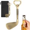 DND DADO Apertura Superiore Mazze Da Golf Apribottiglie, Cavatappi Birra, Apribottiglie Festa del Papà, con Sacchetto Regalo, Regali per Uomini, Donne, Amico, Amanti della Birra, Natale, Carnevale, Bronzo
