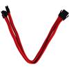 Silverstone Cavo Silverstone 8-Pin-EPS su 4+4-Pin-ATX/EPS - 300mm rosso