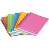 Pigna - Confezione 10 pezzi Quaderni A6 spiralati MONOCROMO FLUO PPL,righe