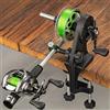 Ysislybin Avvolgitore per Mulinello da Pesca, Avvolgitore per Bobina con 2 Gambe di Supporto Cuscinetti a Sfera in Acciaio Inox e Pomello a Stella Attrezzatura per Avvolgimento Filo per Vari Mulinelli da Pesca