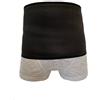 EXTREME Fascia Elastica Morbida per stomia, Fascia per stomia, Snellente e Snellente, con Silicone, Larghezza 25 cm, Nero, 44 to 46