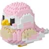 NOOLY Pappagallo Micro Mattoni da Costruzione Kit Uccello Thmed Blocchi Set Decorazione per Casa e Ufficio WKLJM-01 244 Pezzi (Rosa Pesca)