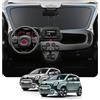 BSTW [Aggiornamento] BSTW Parasole Pieghevole per Fiat Panda Cross/City Cross/Hybrid 2020-2025 Copri Parabrezza con Protezione UV e Termica Parasole Panda Accessori
