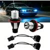 Baceyong 2 lampadine LED Angel Eye Halo Ring, lampadine LED impermeabili per luci di posizione Angel Eyes, compatibile con BMW E87 E39 E60 E61 E63 E65 E83, 6312694048, 63126916097, 63126929309, blu