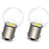 SOFOC P21W 1156 BA15S G25 Bulb Bianco Luce Retromarcia LED 6V 12V 24V Compatibile Con 6-30V AC/DC 4SMD Luce Interna Luce Posizione DRL 2Pcs
